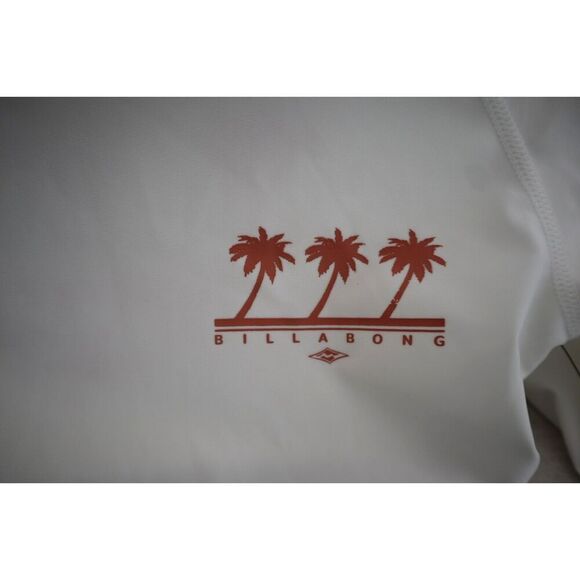 Billabong 24O0302500 Women's Sz S White Beach Babe Long Sleeve Rashguard Top - Picture 6 of 6